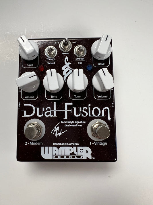 Wampler Dual Fusion Guitar Effects Pedal