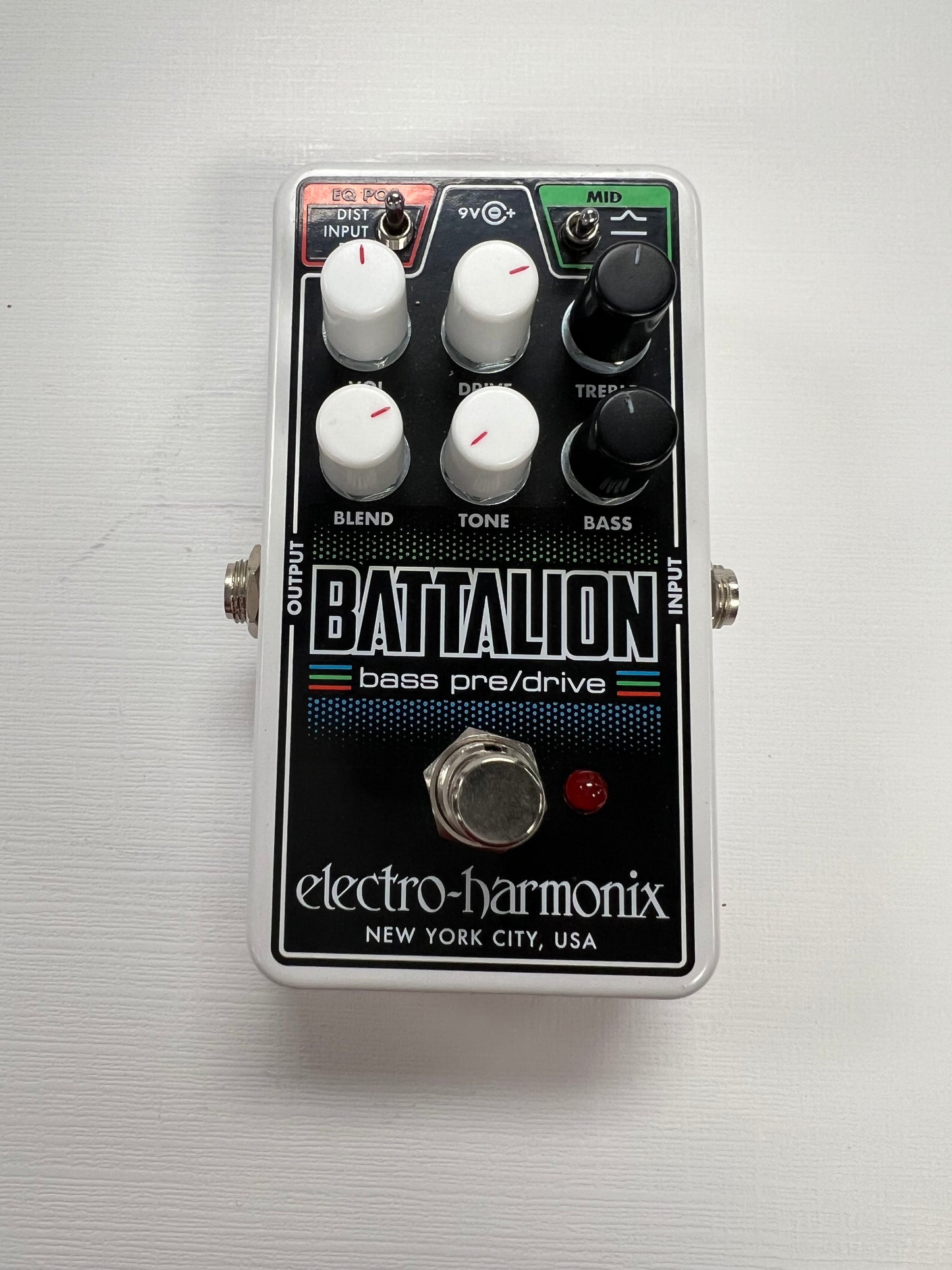 Electro Harmonix EHX Nano Battalion Bass Preamp and Overdrive