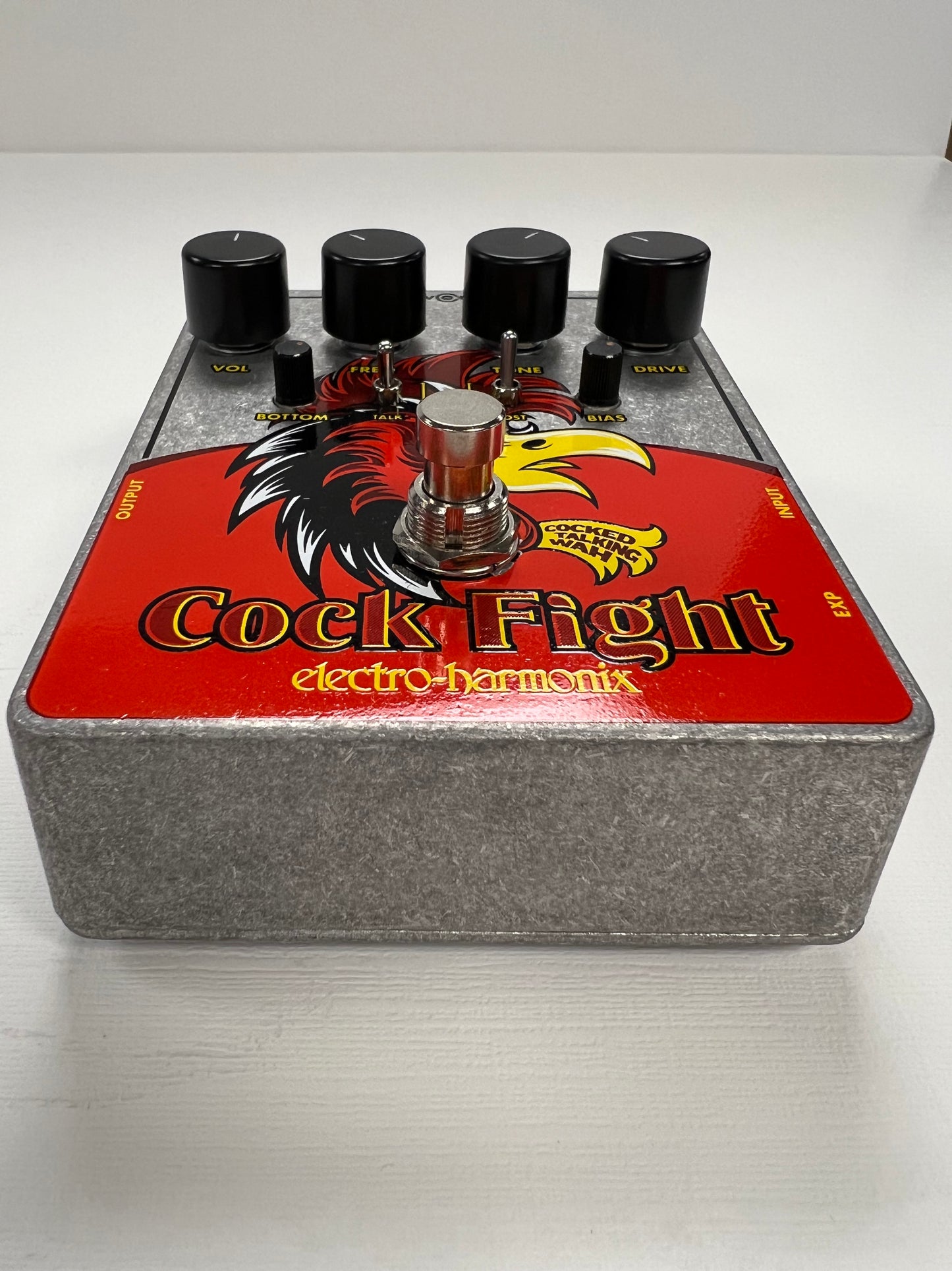 Electro Harmonix Cock Fight Cocked Talking Wah with Power Supply
