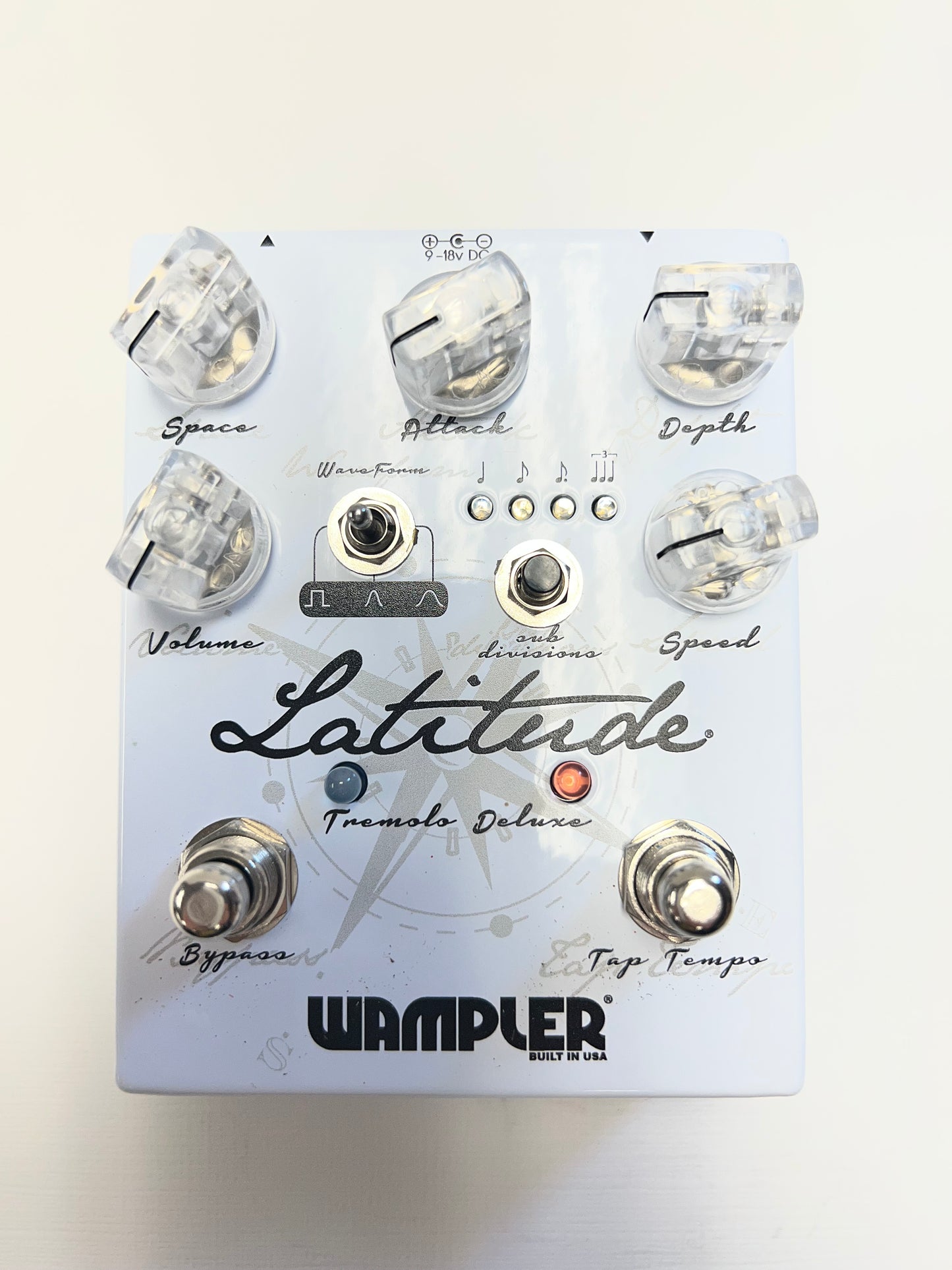 Wampler Lattitude Deluxe Tremolo Pedal