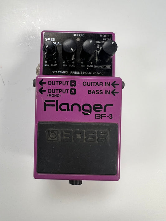 Used Boss BF-3 Stereo Flanger