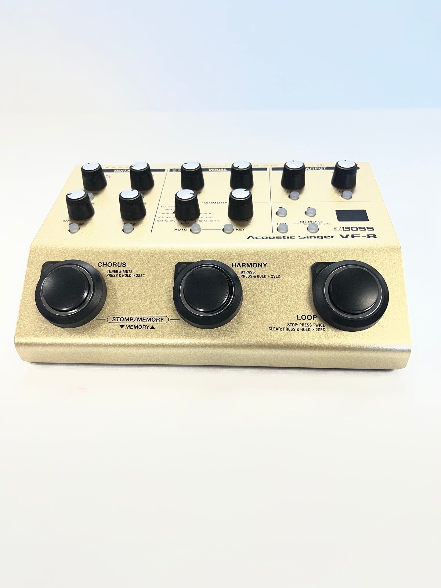 Boss Ve-8 Acoustic Singer Mulit Effects Harmonizer Vocal Companion