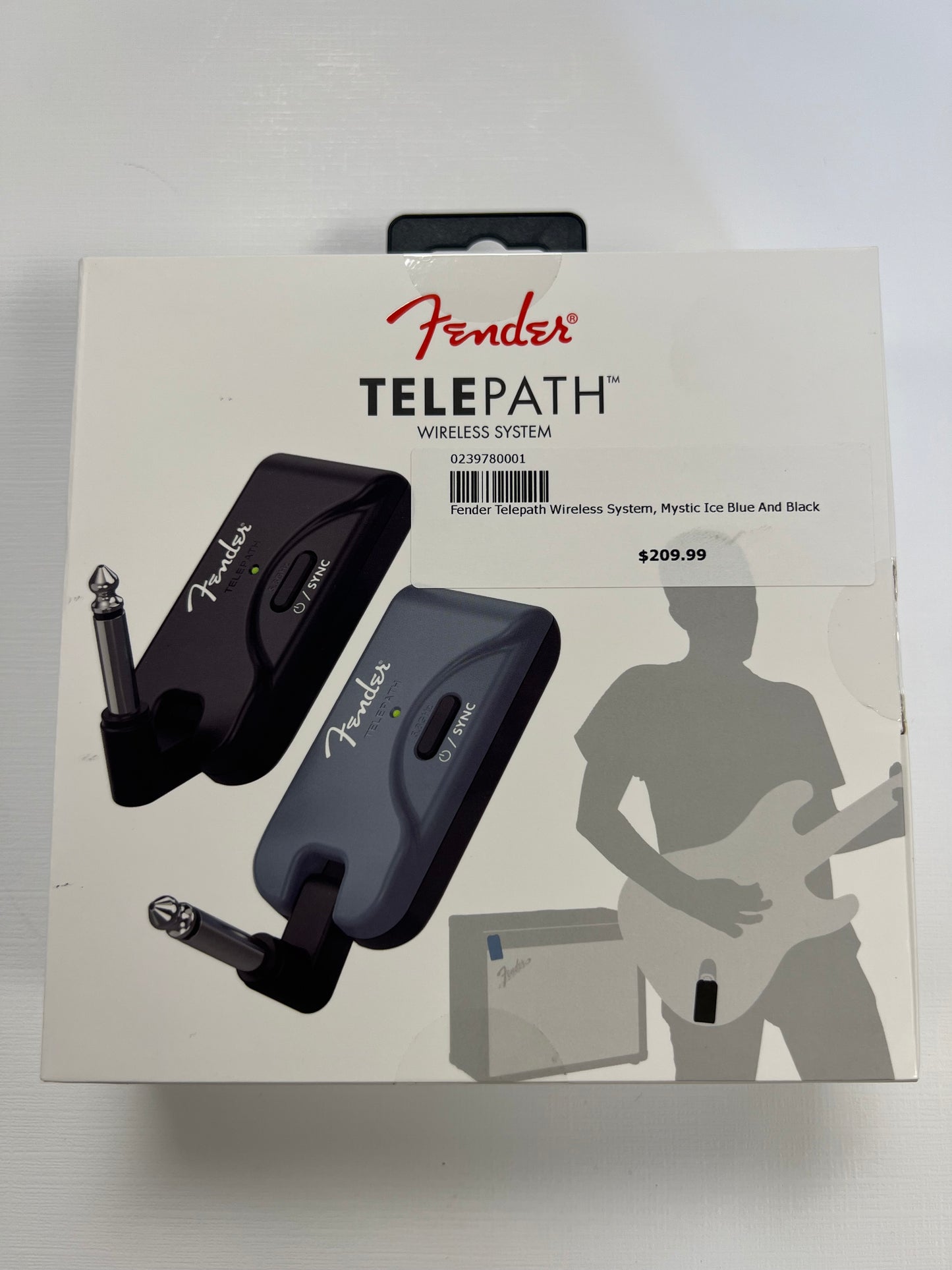 Fender Telepath Wireless System, Mystic Ice Blue And Black