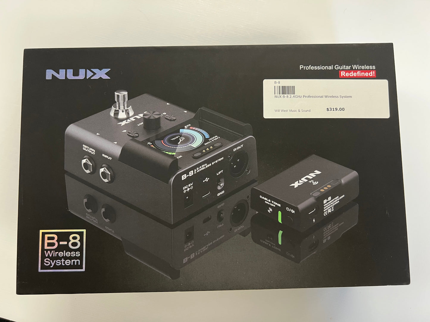 NUX B-8 2.4GHz Professional; Wireless System