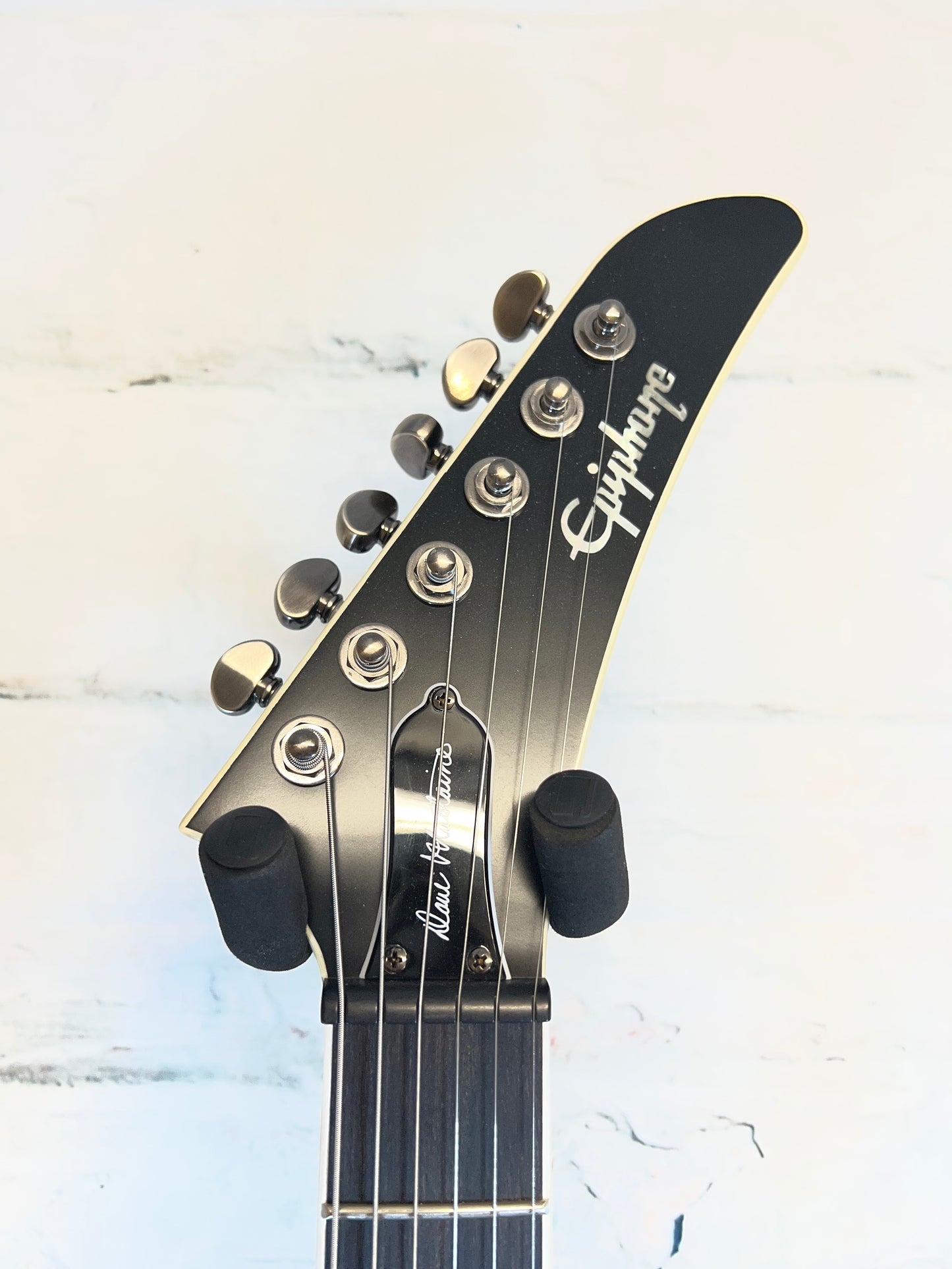 Used Epiphone Dave Mustaine Flying V Prophesy Aged Dark Red