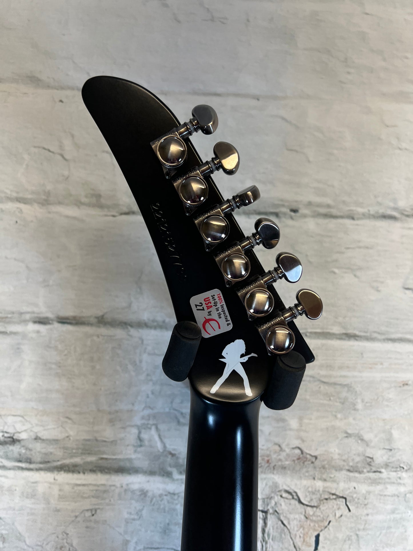 Used Epiphone Dave Mustaine Flying V Prophesy Aged Dark Red