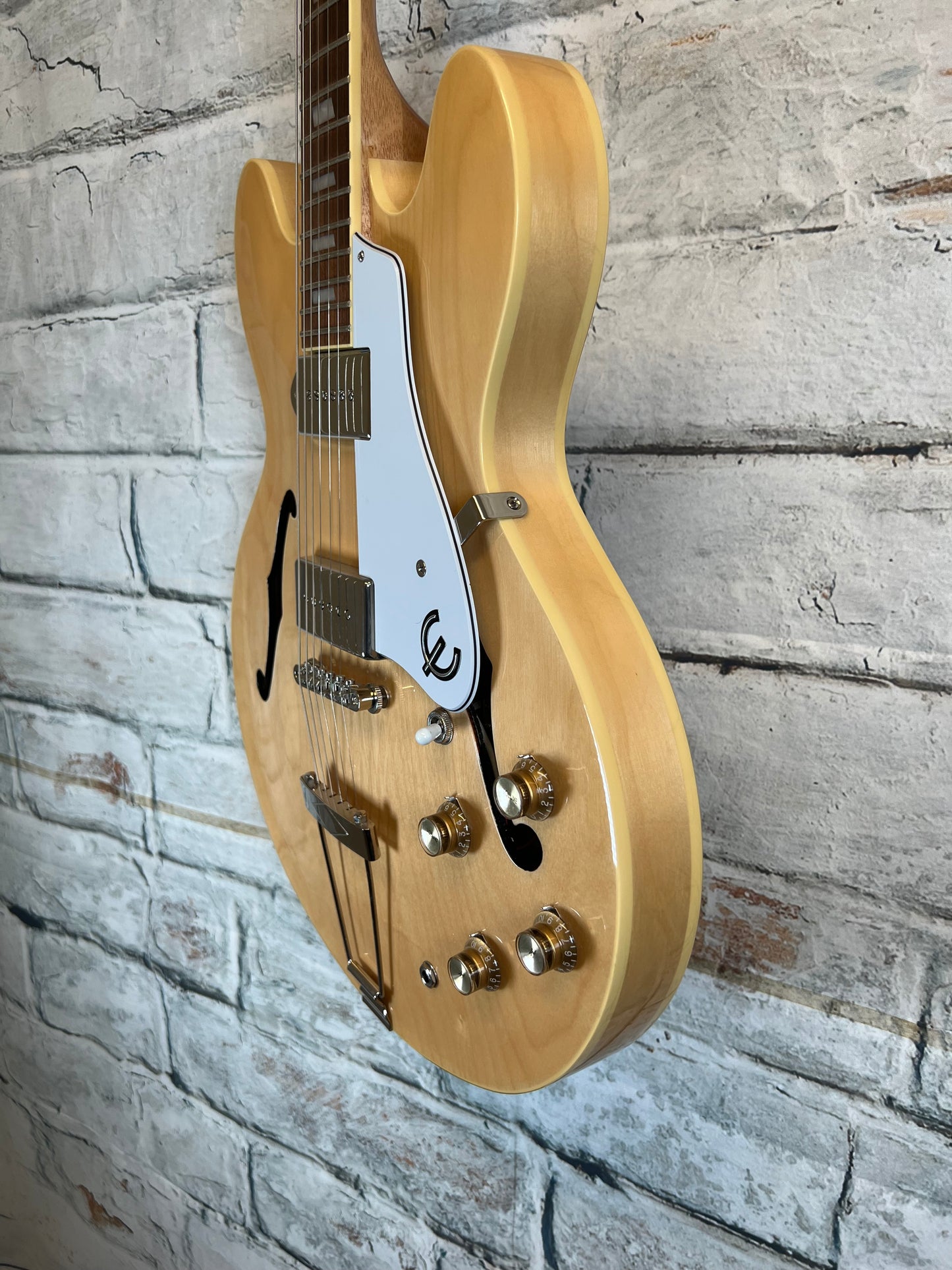 Used Epiphone Casino Natural Electric Guitar