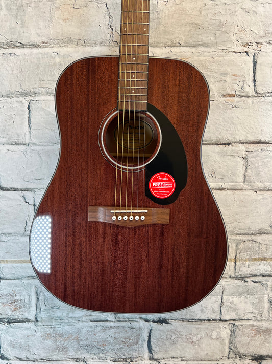 Fender Cd-60s All Mahogany Solid Top Acoustic