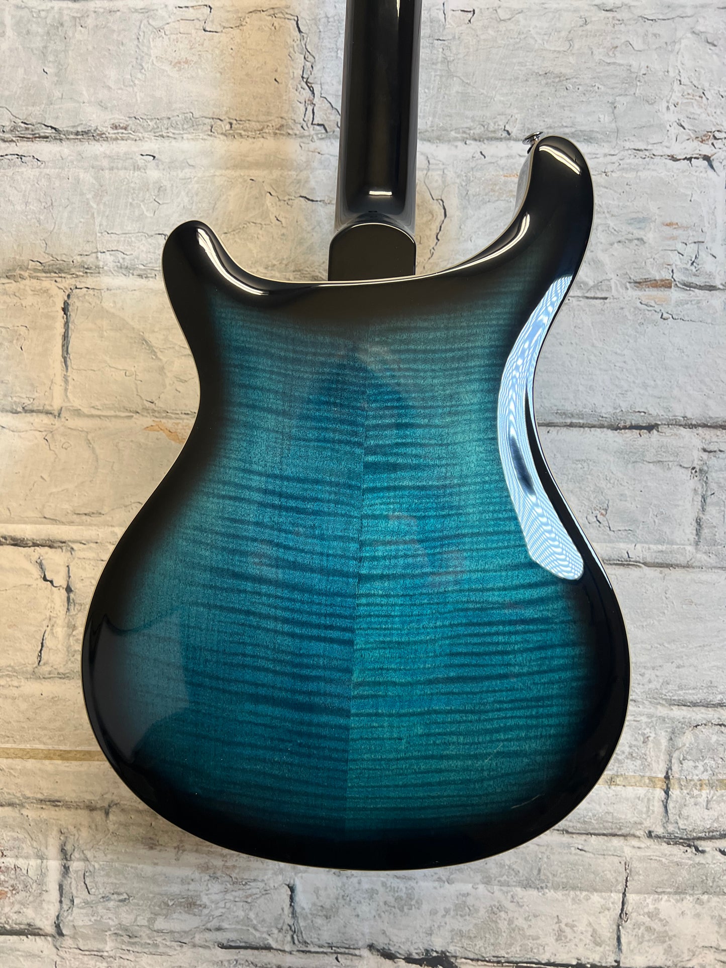 PRS SE Hollowbody II Piezo Electric Guitar-Peacock Blue With Bag
