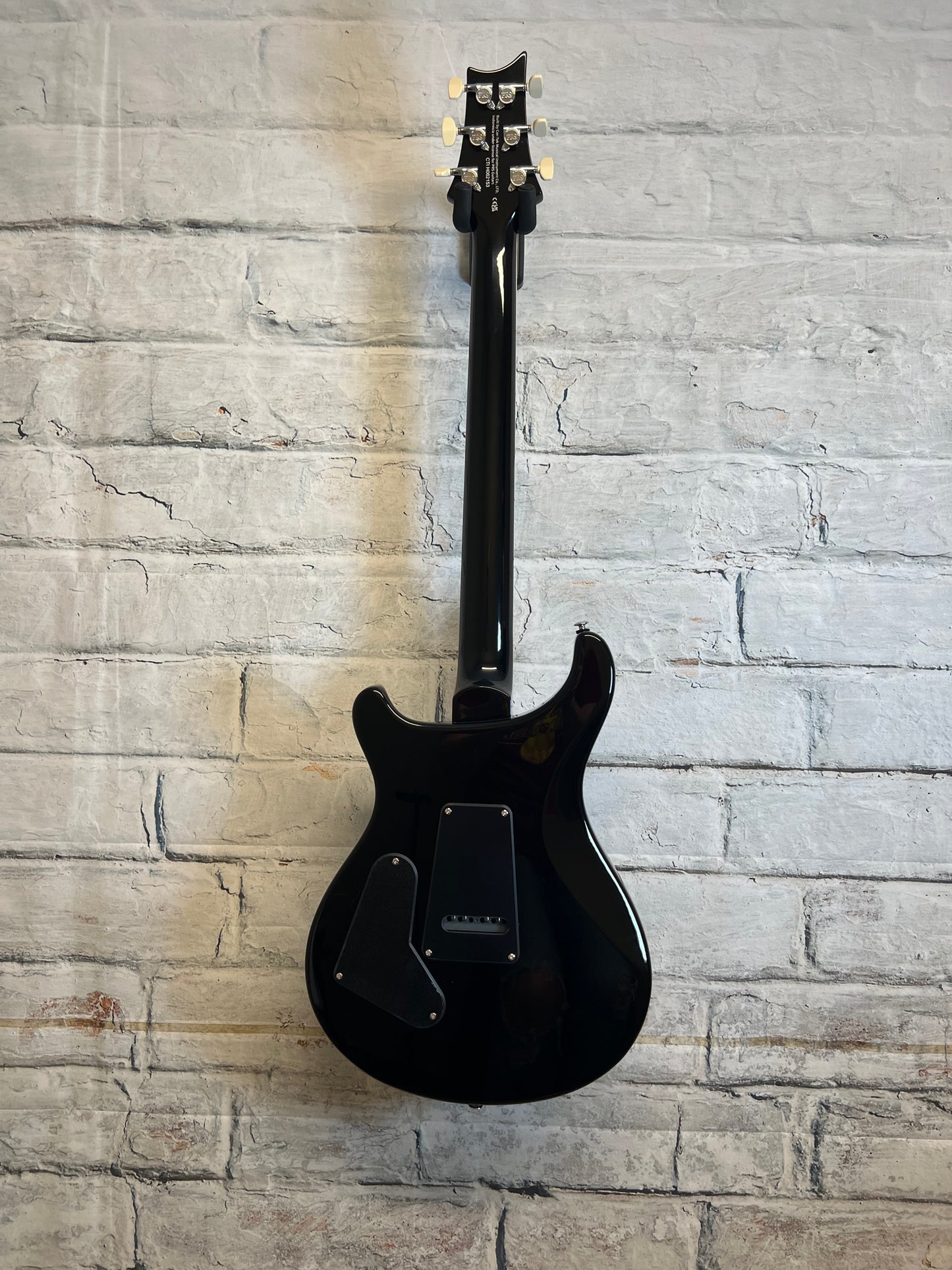 PRS SE Ciustom 24 Quilt Electric Guitar-Teal Black with Bag