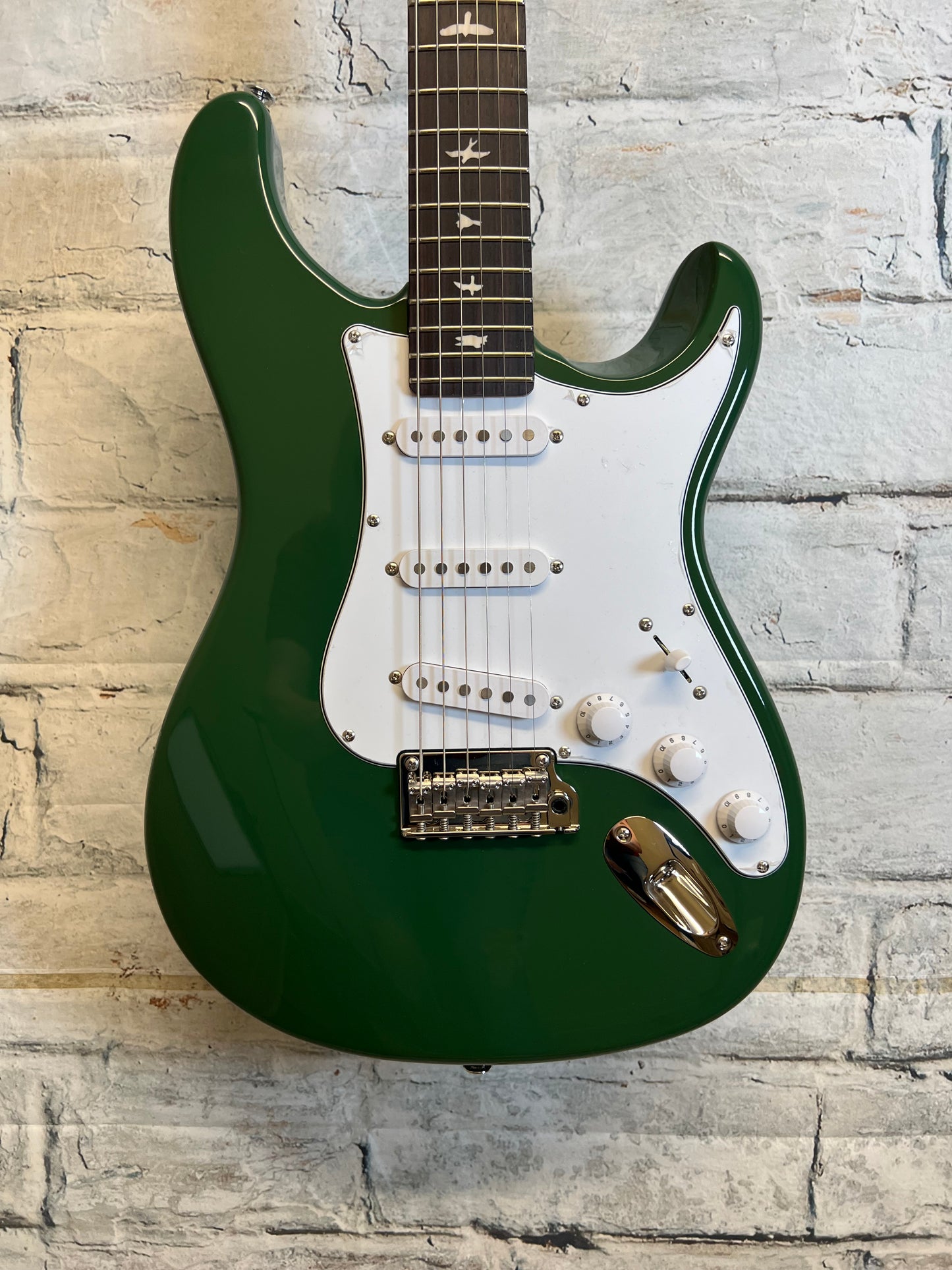PRS SE Silversky Electric Guitar-Laurel Green with Bag