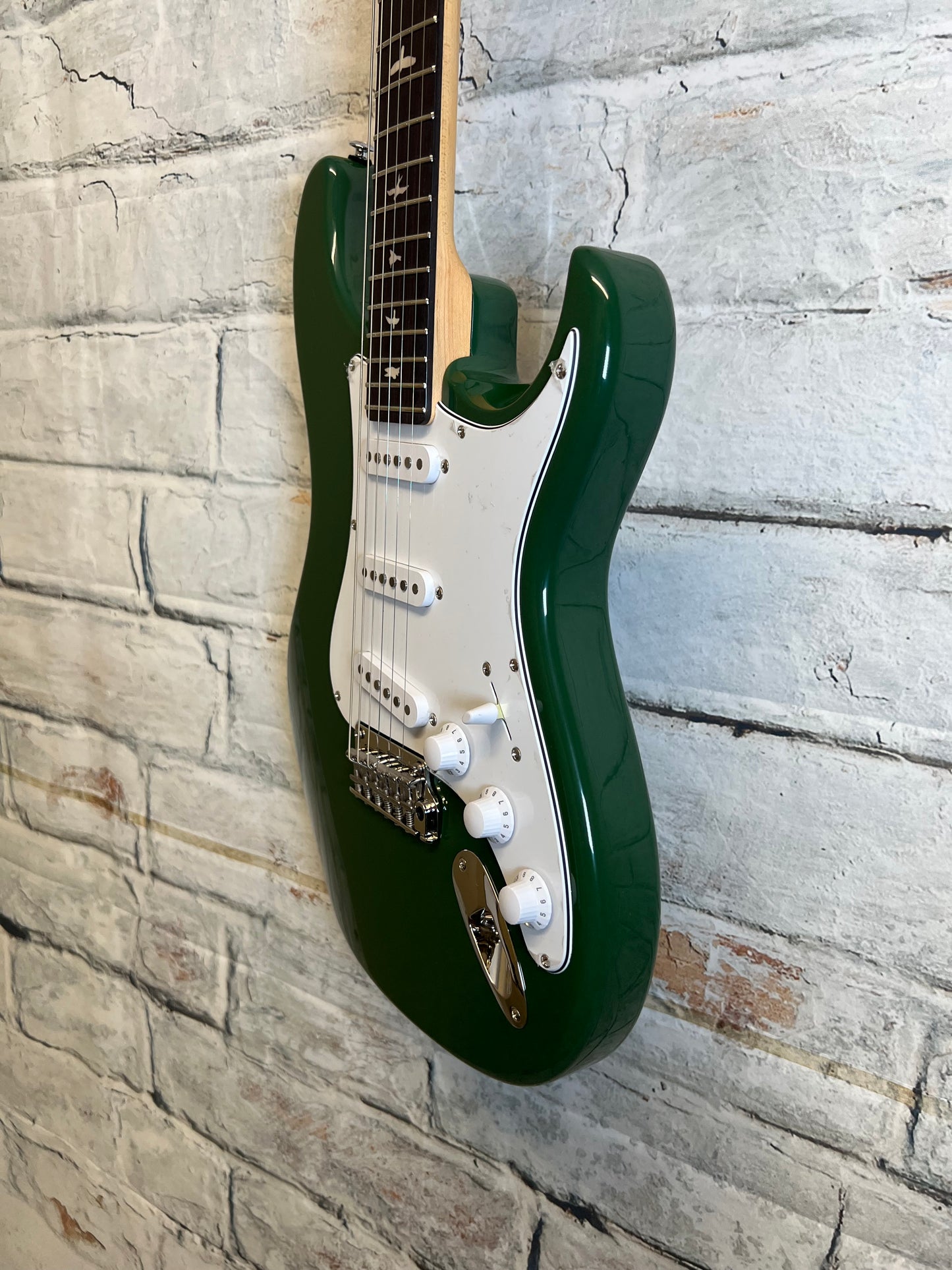 PRS SE Silversky Electric Guitar-Laurel Green with Bag