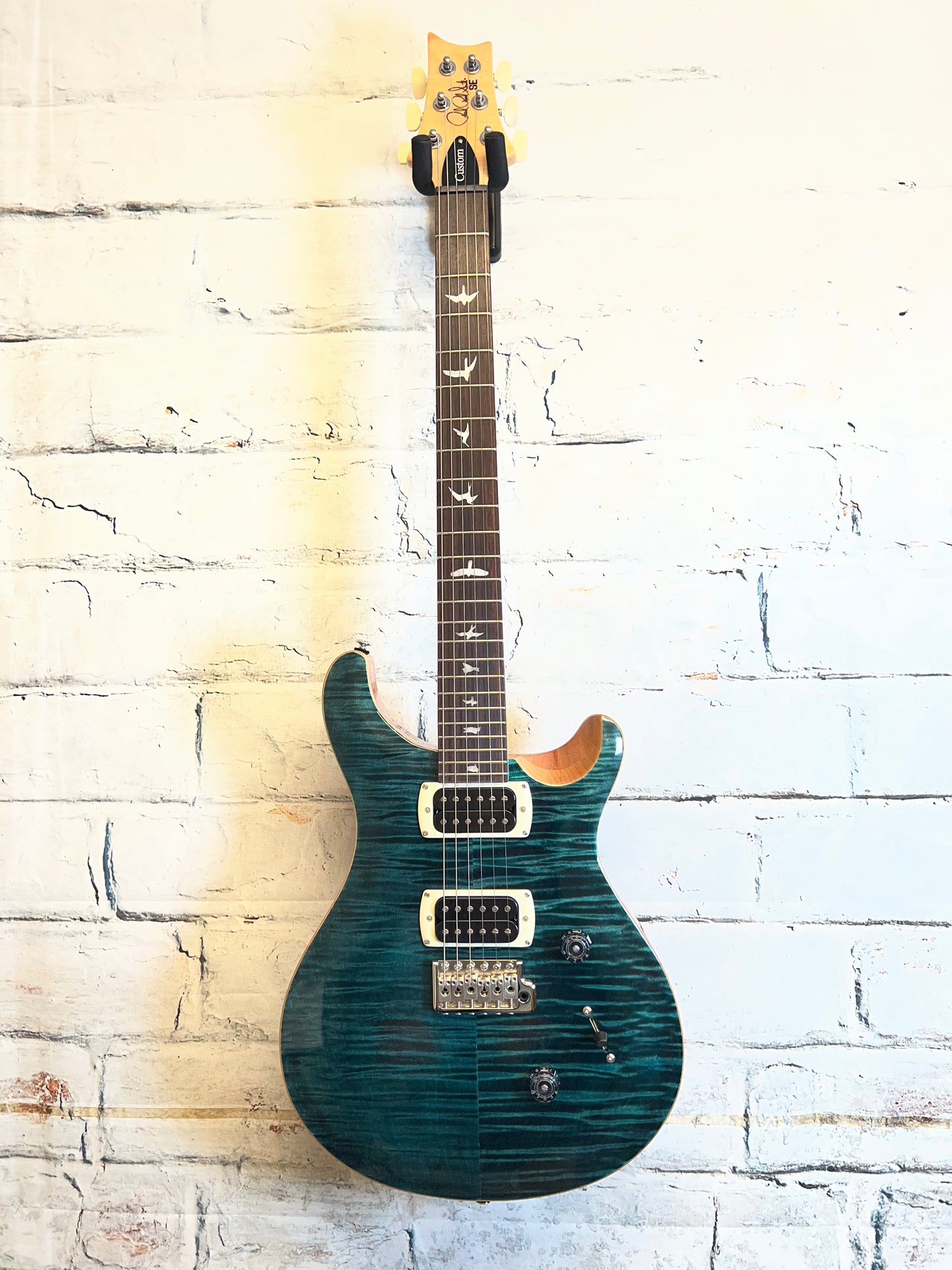 PRS SE Custom 24 Electric Guitar-Slate Blue with Bag