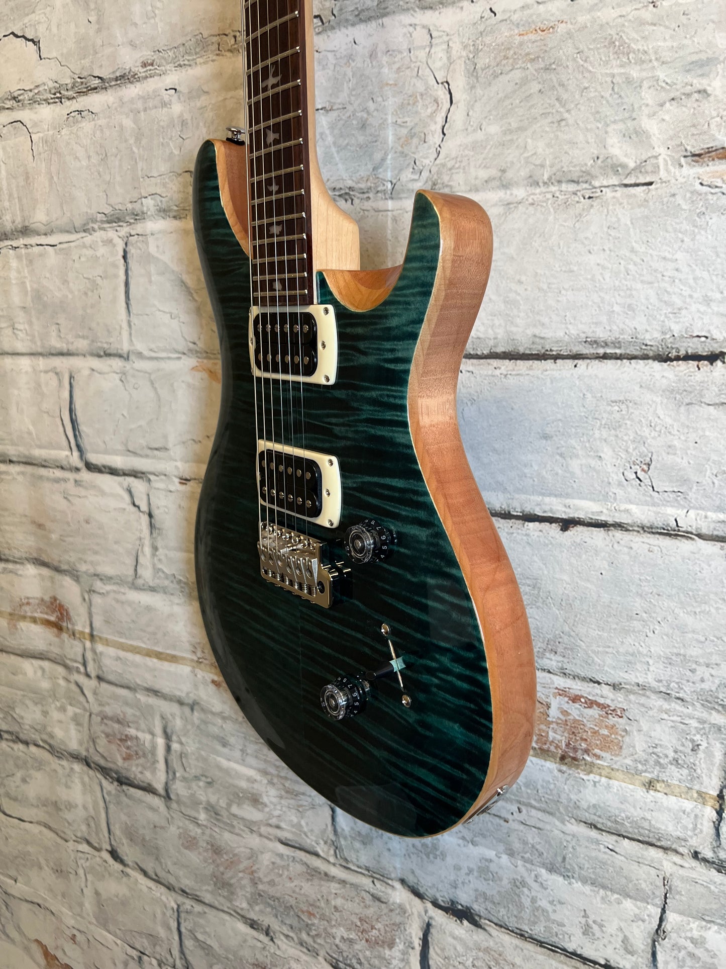 PRS SE Custom 24 Electric Guitar-Slate Blue with Bag