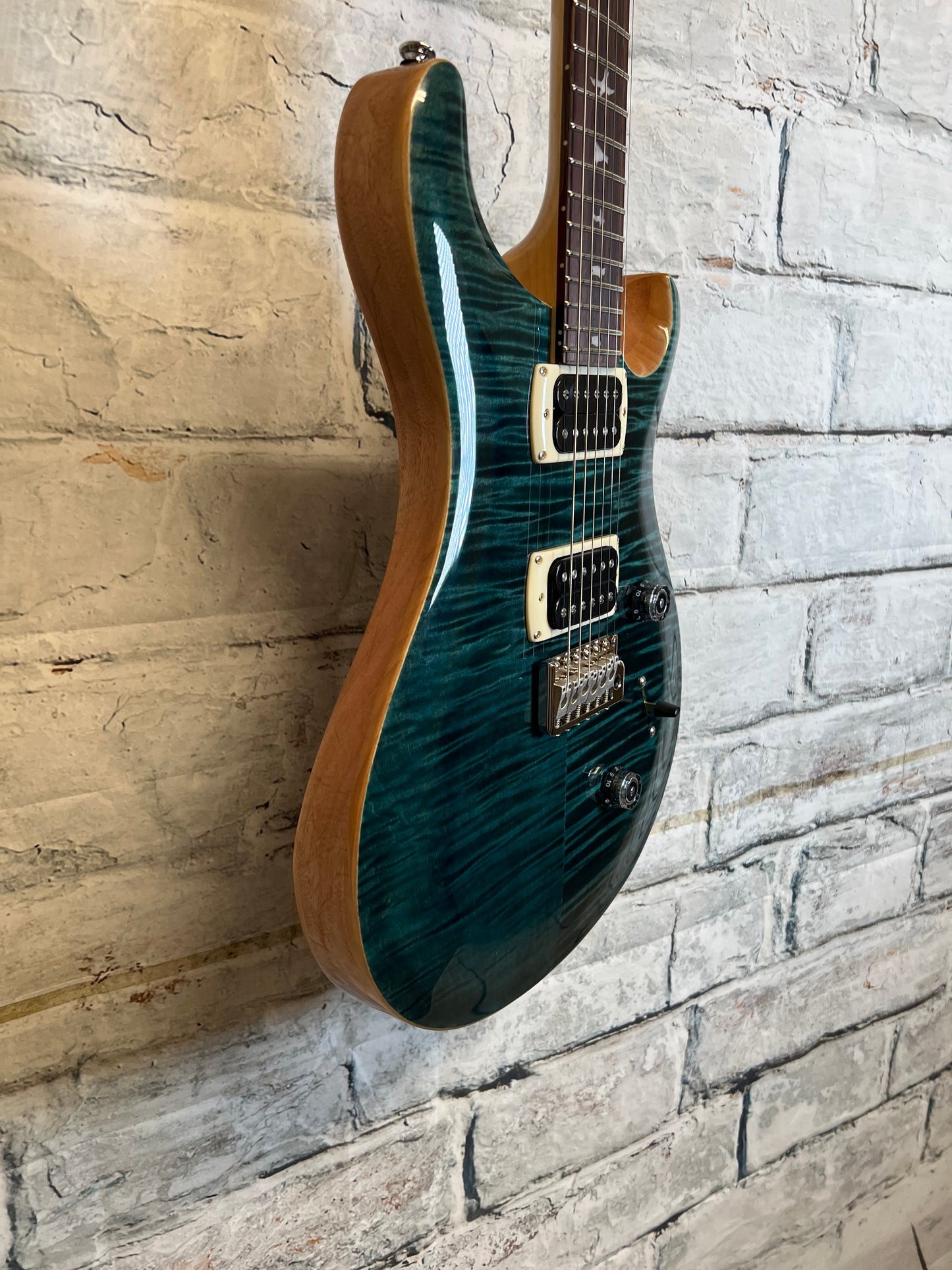 PRS SE Custom 24 Electric Guitar-Slate Blue with Bag