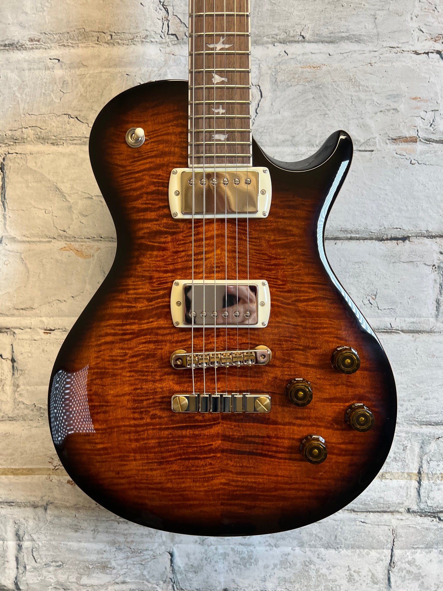 PRS SE Singlecut McCarty 594 Electric Guitar-Black Gold with Bag