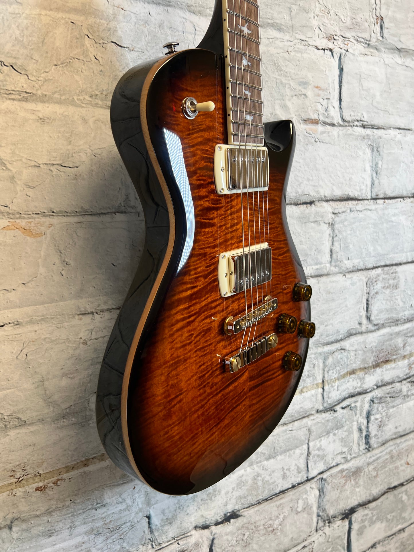 PRS SE Singlecut McCarty 594 Electric Guitar-Black Gold with Bag