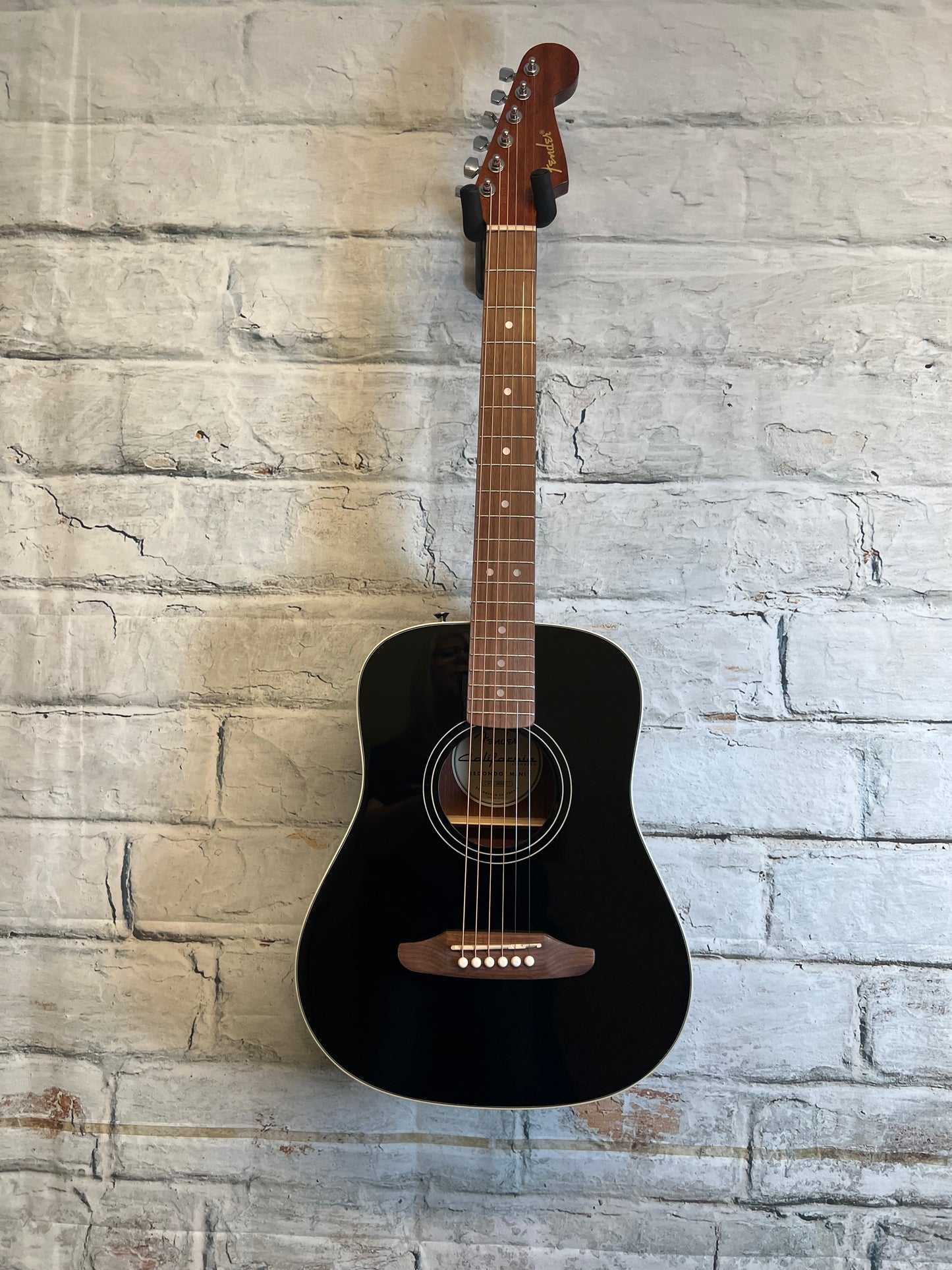 Fender California Standard Redondo Mini with bag, Spruce top,black