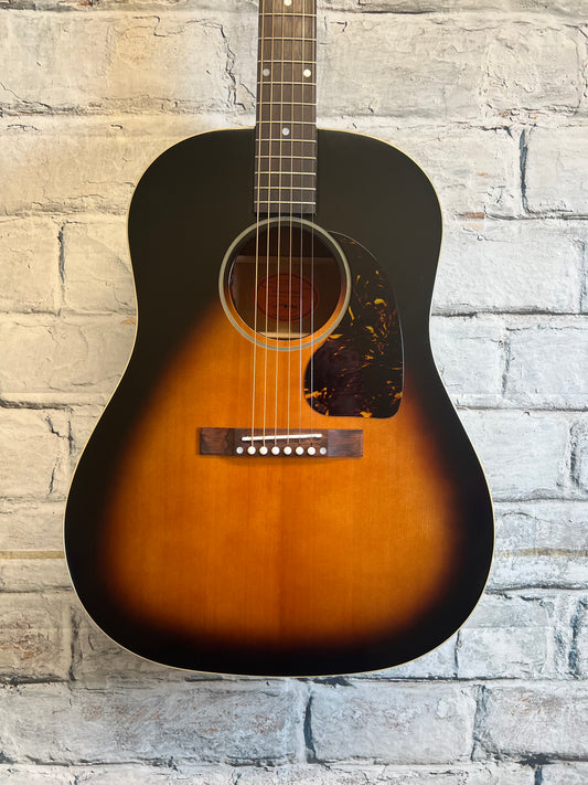 Epiphone 1942 Banner J-45 Reissue Vintage Sunburst with Hardshell Case