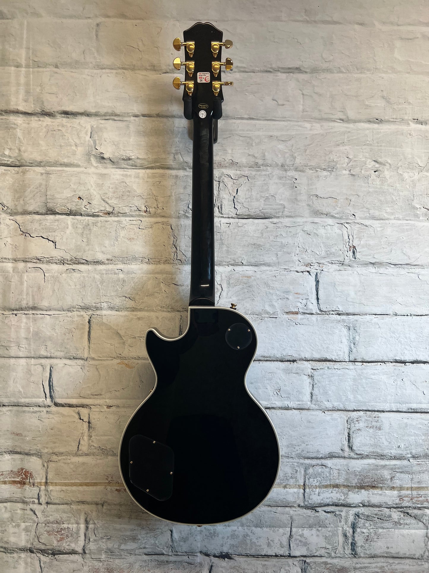 Used Epiphone Les Paul Custom-Ebony with Hardshell Case