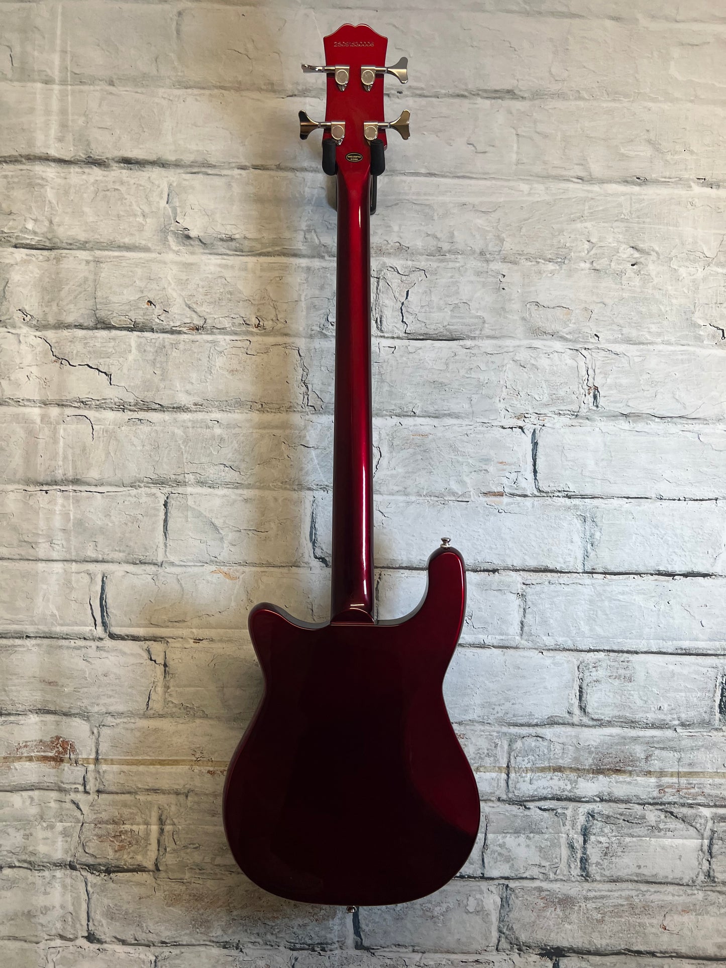 Epiphone Embassy Bass Sparkinlg Burgandy