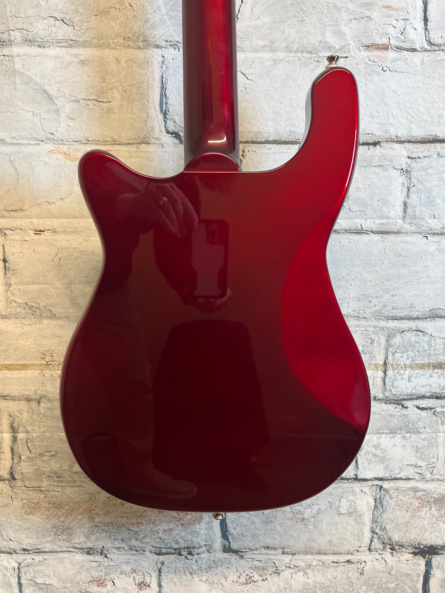 Epiphone Embassy Bass Sparkinlg Burgandy