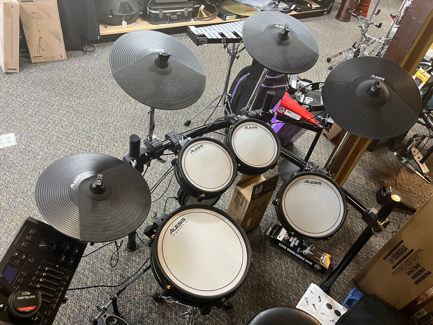 Used Alesis Crimson III electric drum set