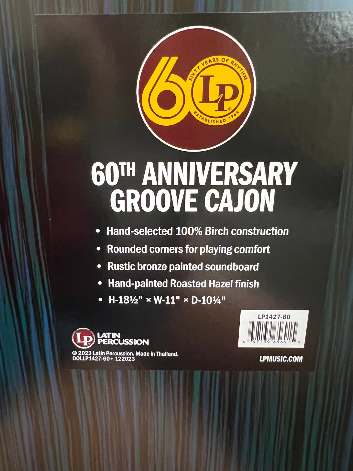 Latin Percussion 60th GROOVE CAJON BIRCH SNARE