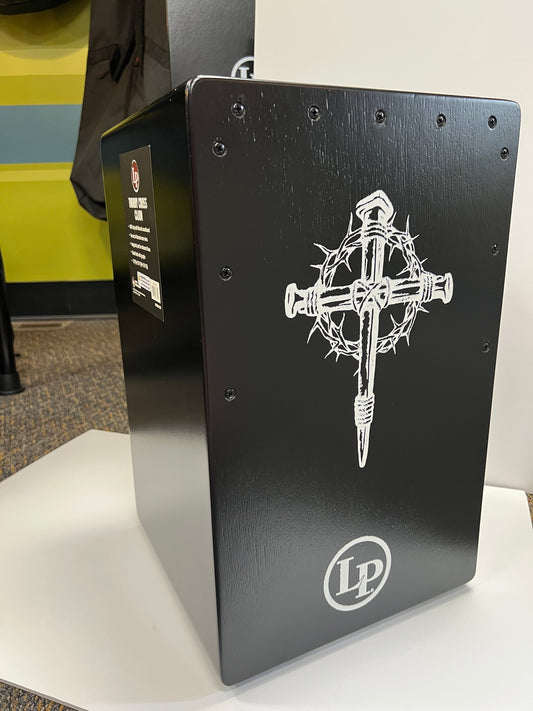 Latin Percussion THORNY CROSS CAJON- Black