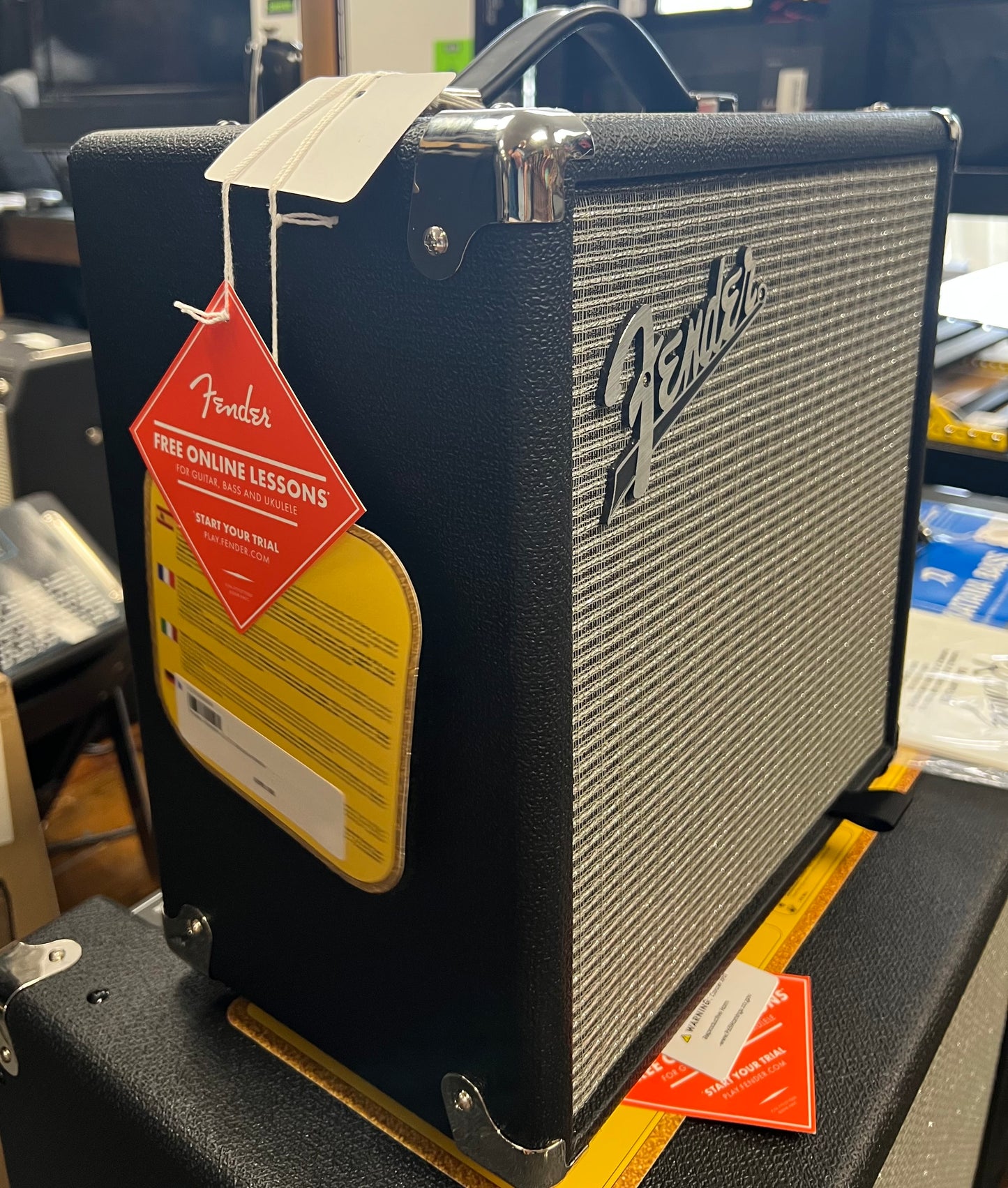 Used Fender Mustang GTX50 with Cover and Foot switch