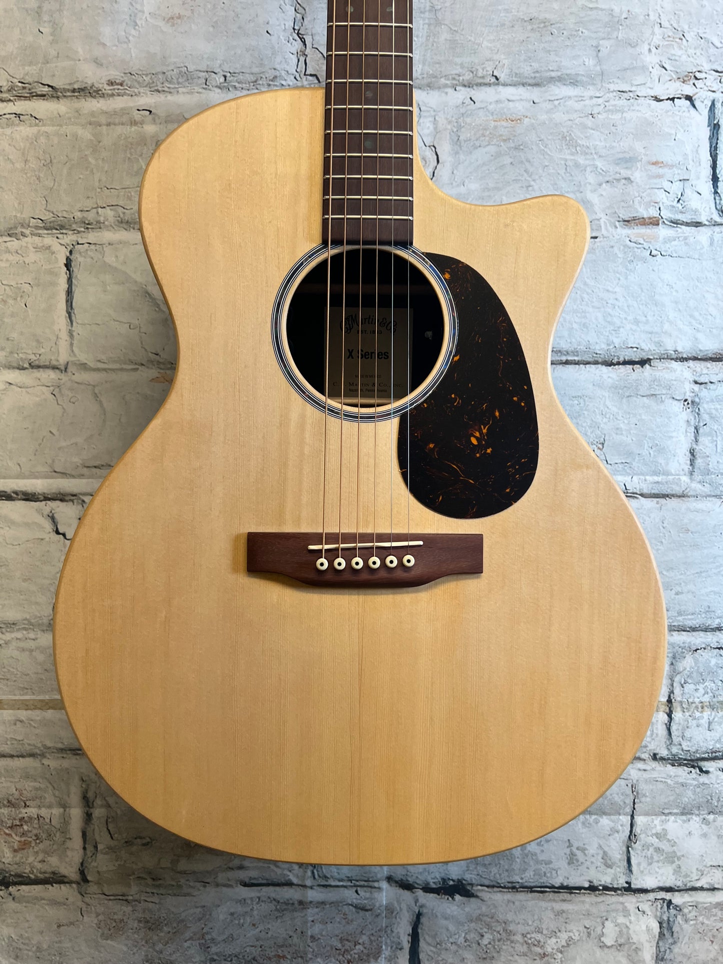 Martin X Series Acoustic Guitar with Cocobolo Back and Sides
