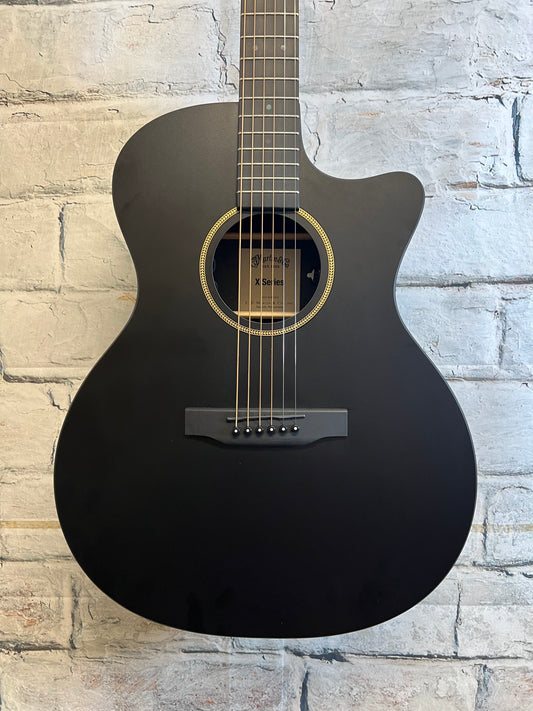 Martin GPC-X1E Grand Performance Acoustic-Electric Guitar-Black