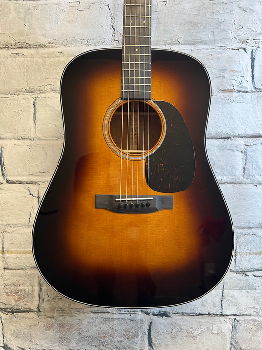 Martin D-18 Acoustic Guitar with Hardshell Case- Sunburst