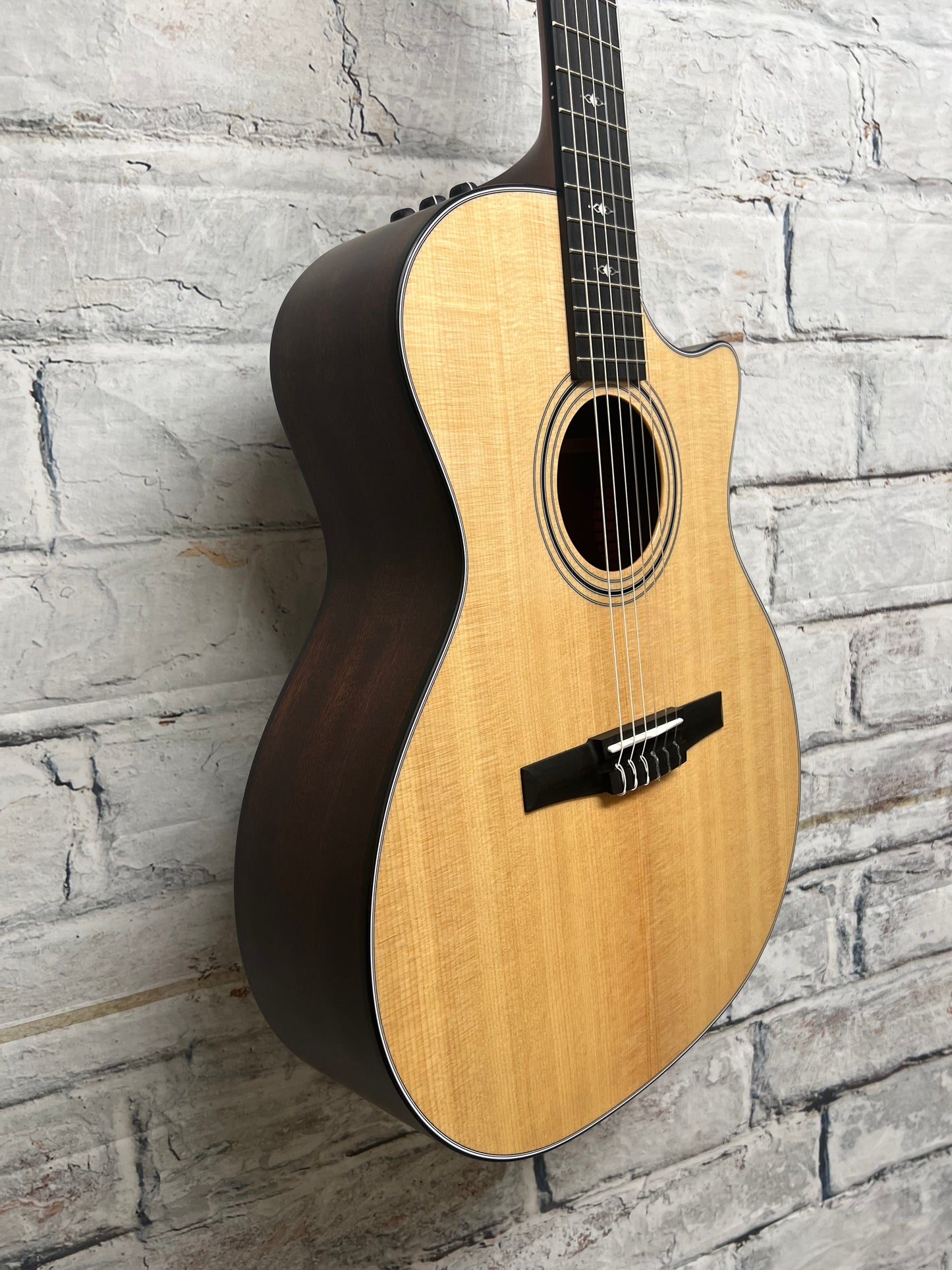 Taylor 314ce-N Nylon Acoustic Electric Guitar Natural Sitka Spruce with Hardshell Case