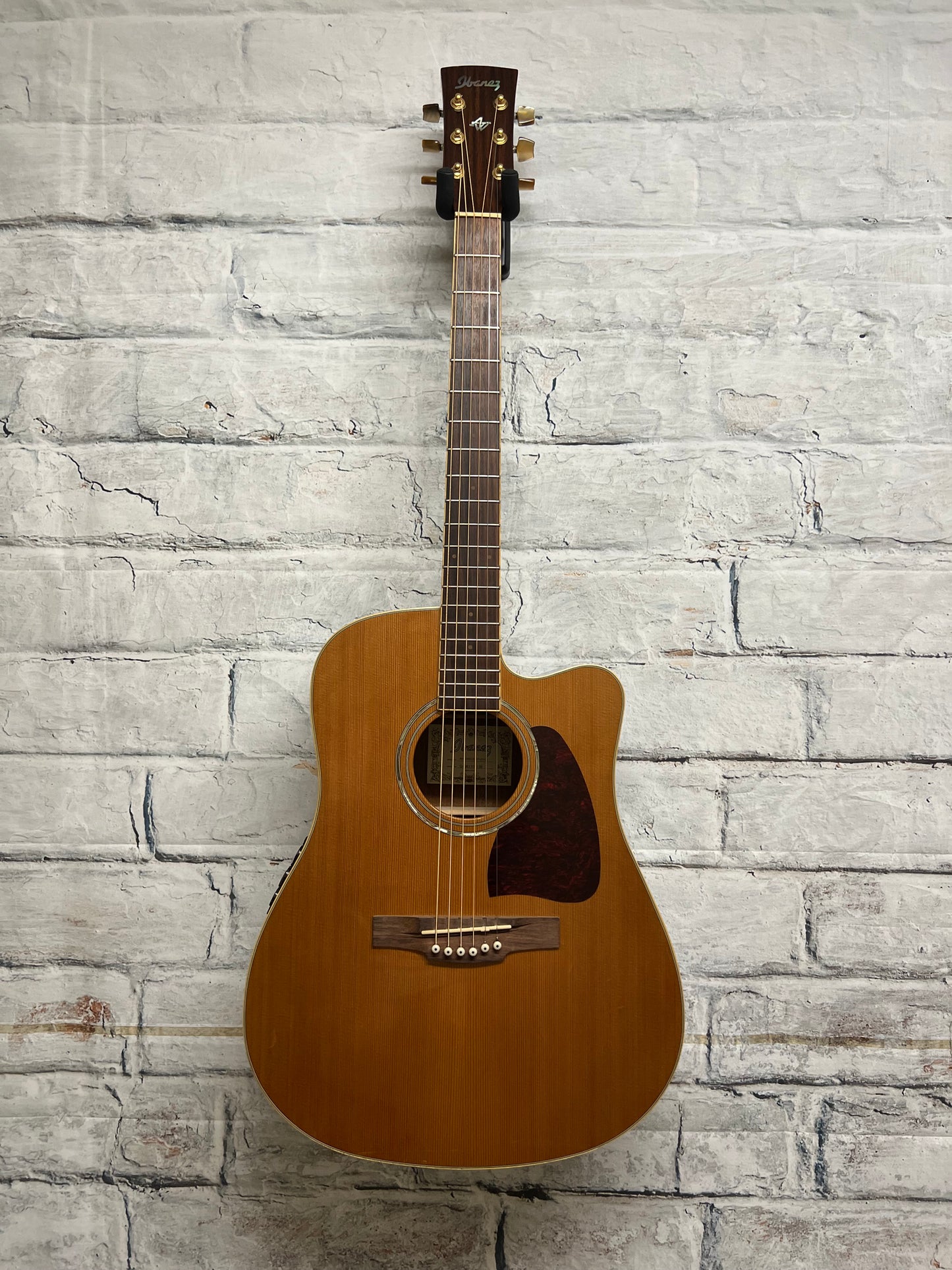 Used Ibanez AW-35RECE Natural Acoustic Guitar