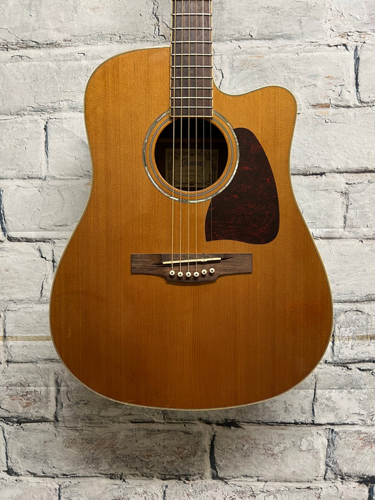Used Ibanez AW-35RECE Natural Acoustic Guitar