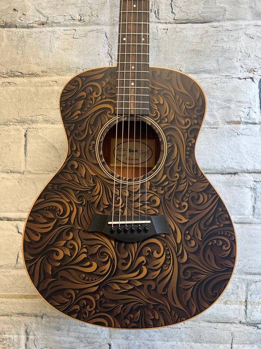 Taylor GS Mini-e Special Edition Acoustic Electric Guitar-Paisley Black