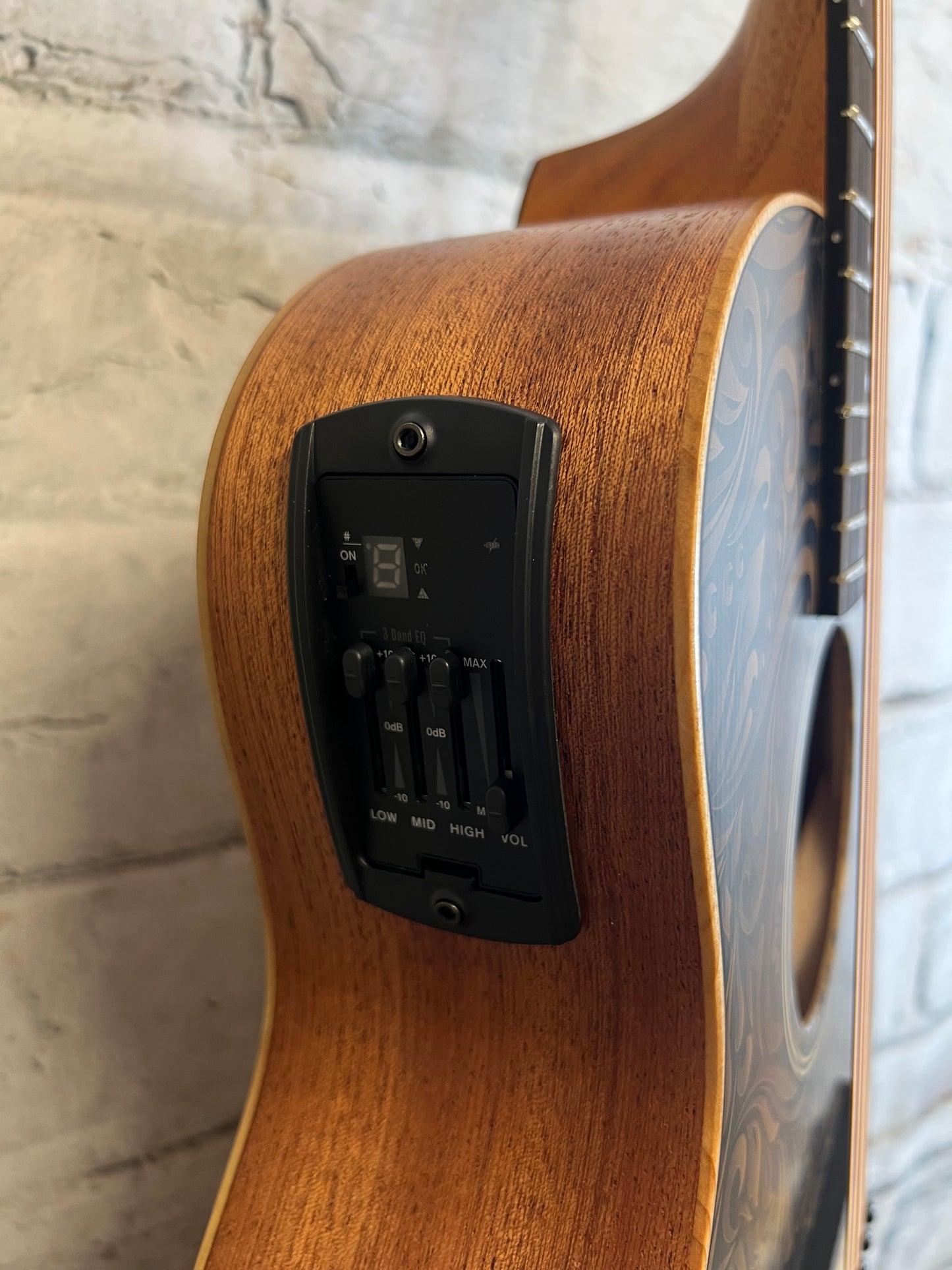 Taylor GS Mini-e Special Edition Acoustic Electric Guitar-Paisley Black