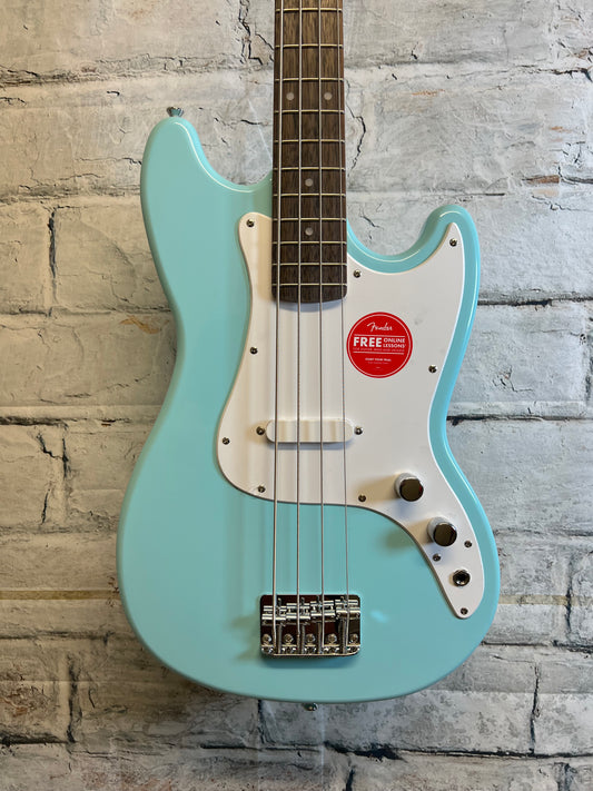 Squier Sonic Bronco Bass, Laurel Fingerboard, White Pickguard