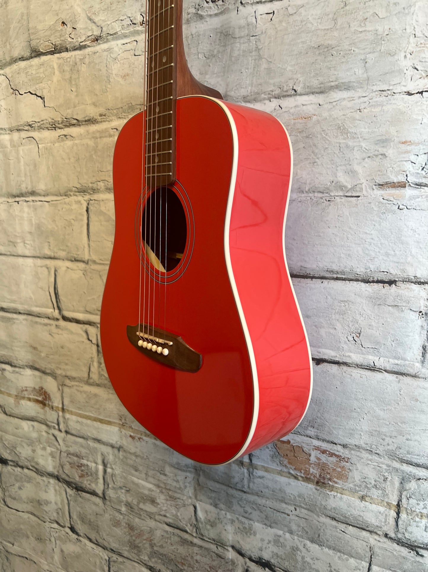 Fender California Standard Redondo Mini with Bag- Fiesta Red