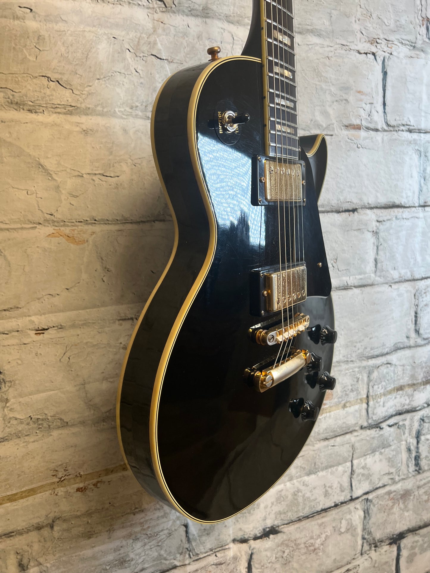 Used Hohner Les Paul Custom Style Guitar with Hardshell Case