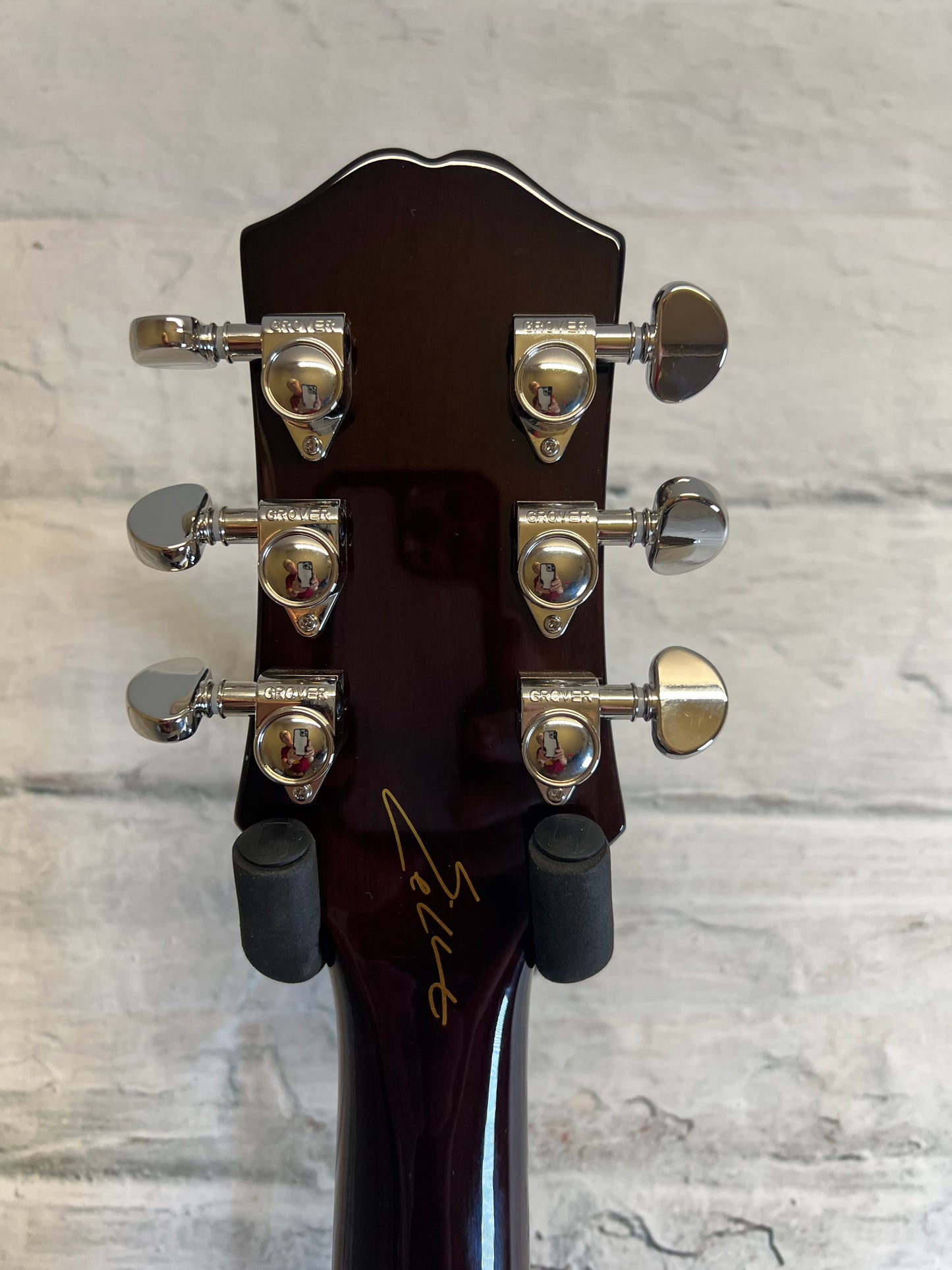 Epiphone Eric Church Hummingbird Dark Studio Cobra Burst with Hardshell Case