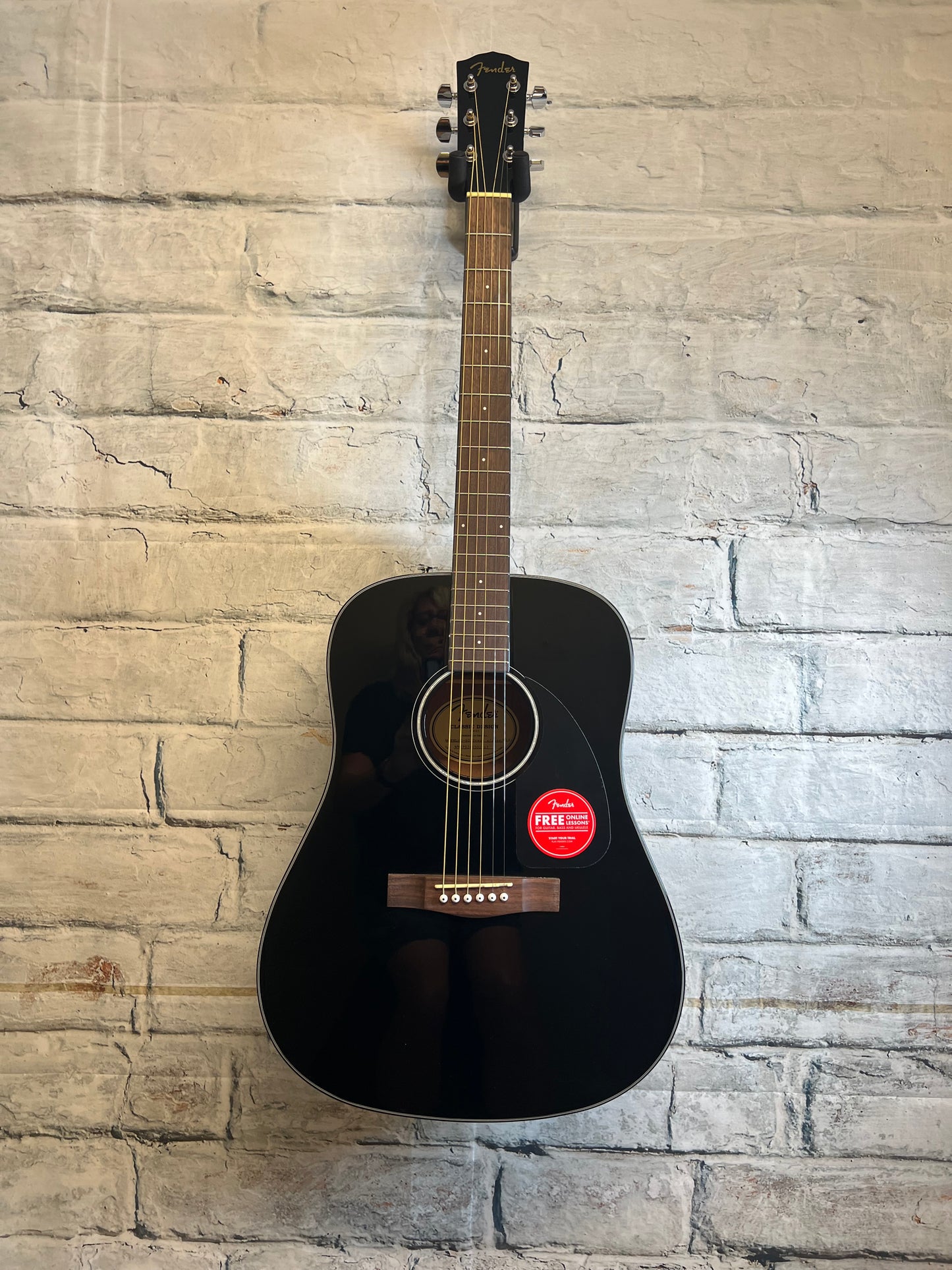 Fender CD-60 Dreadnought V3 with Case-Black