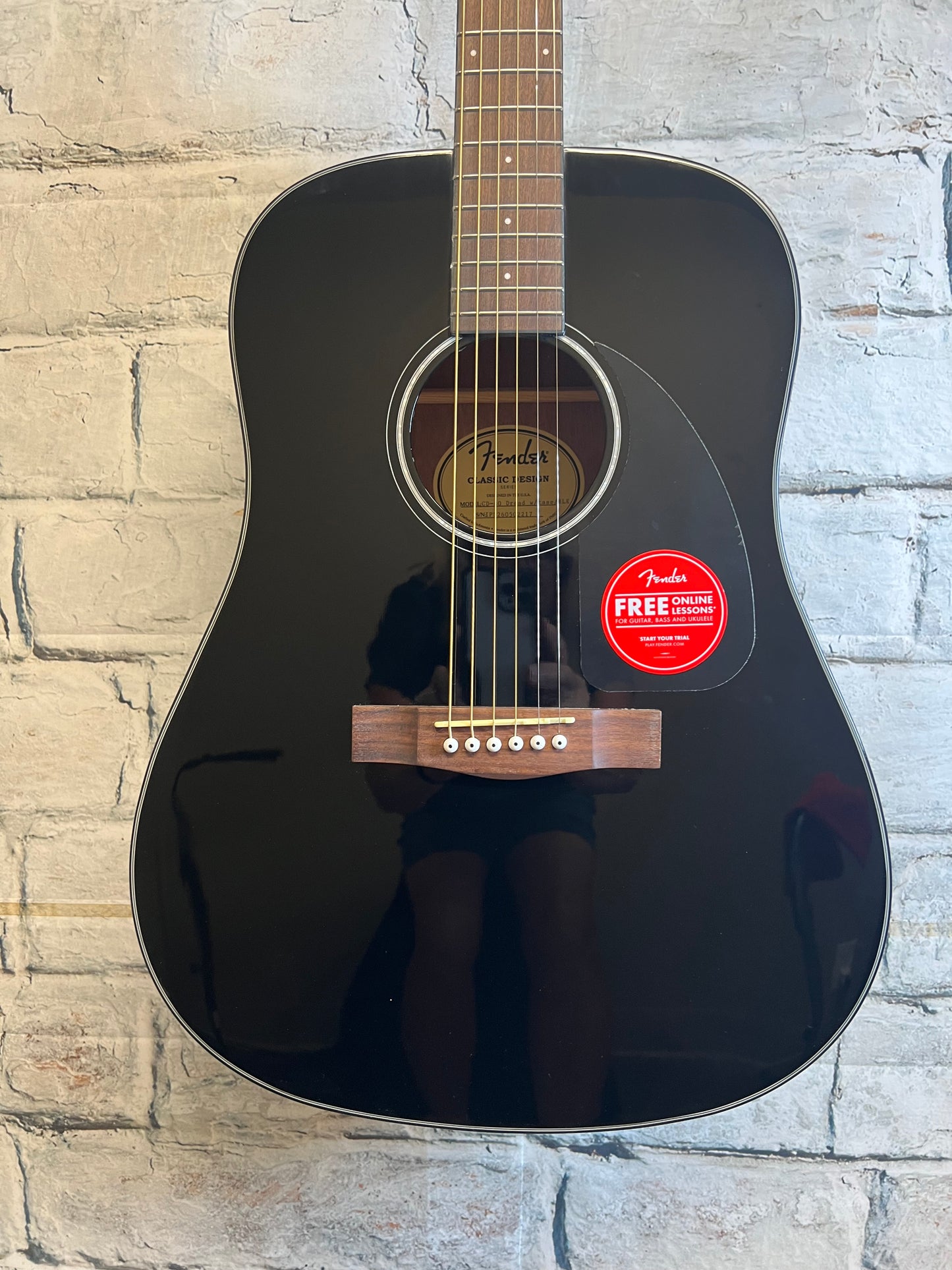 Fender CD-60 Dreadnought V3 with Case-Black