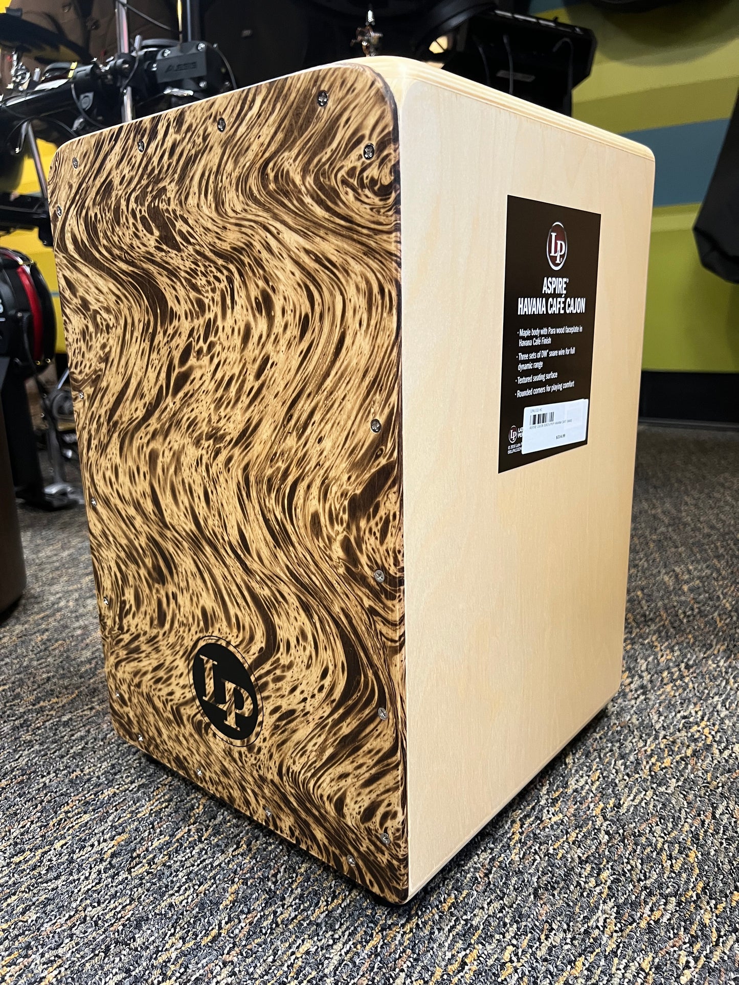 Aspire Cajon Birch/Pop Havana Cafe Snare