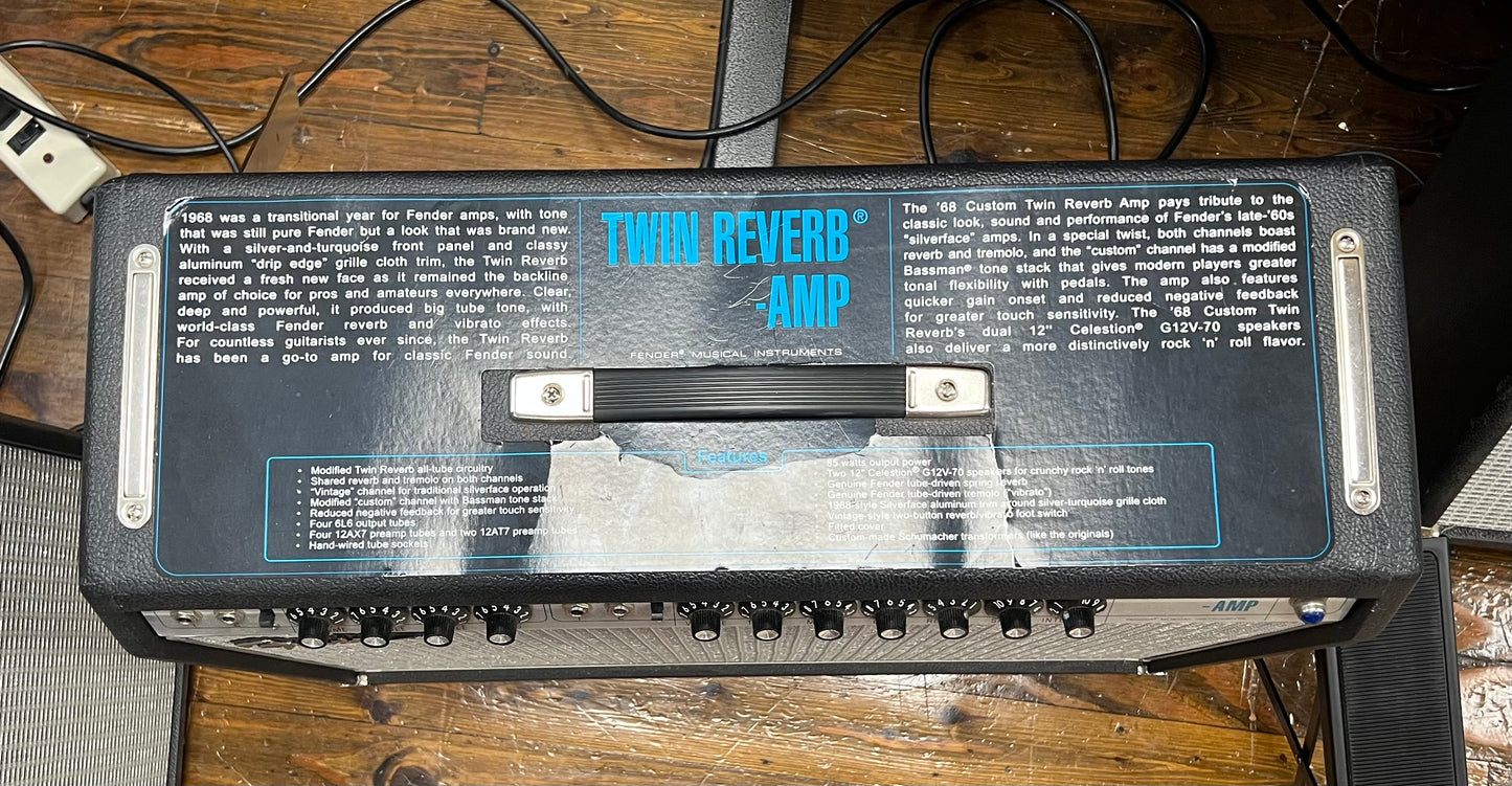 Used Fender ‘68 Custom Twin Reverb