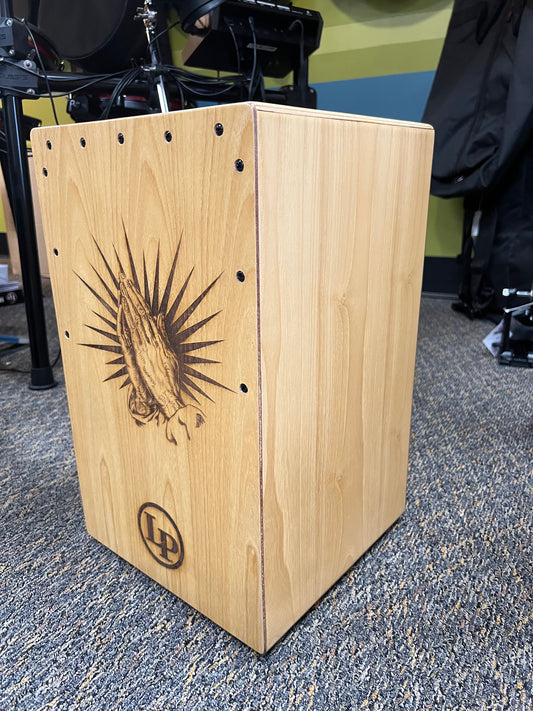 Latin Percussion Prayoing HAnds Cajon-Natural