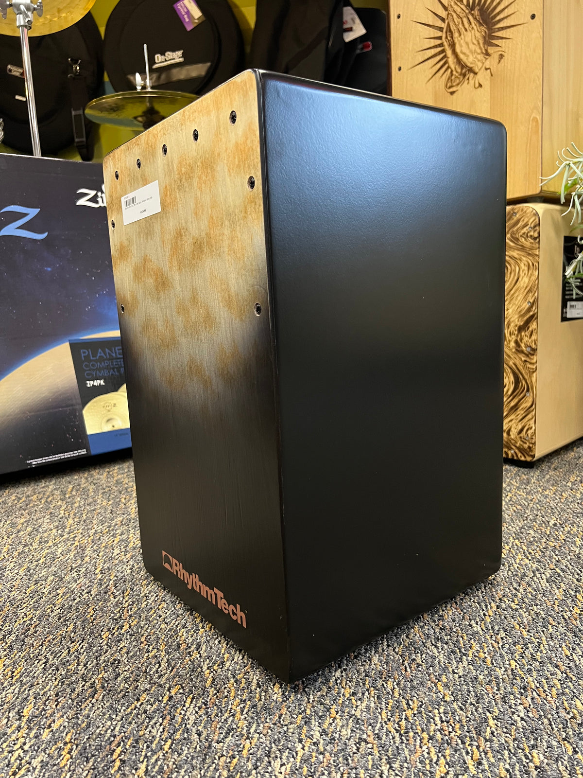 Rhythm Tech RTCCBBF Cafe Cajon- Boutique Black Fade