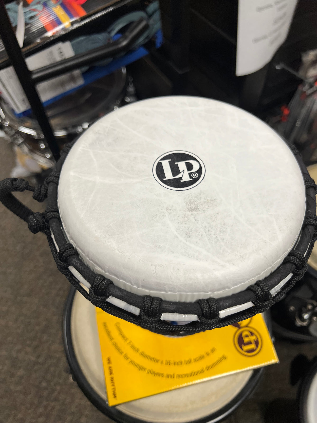 Latin Percussion World 7” Rope Circle  Djembe-Blue