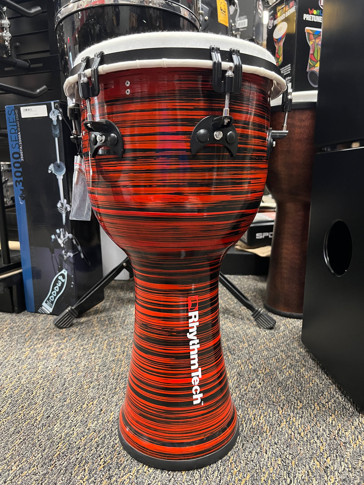 Rhythm Tech Limited Edition Djembe - Red Selvato